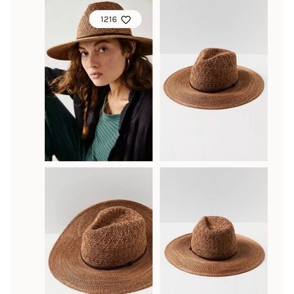 Free People Santa Barbara Packable Hat One Size fits all - Picture 2 of 11